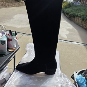 Steve Madden Black Over the Knee Boots